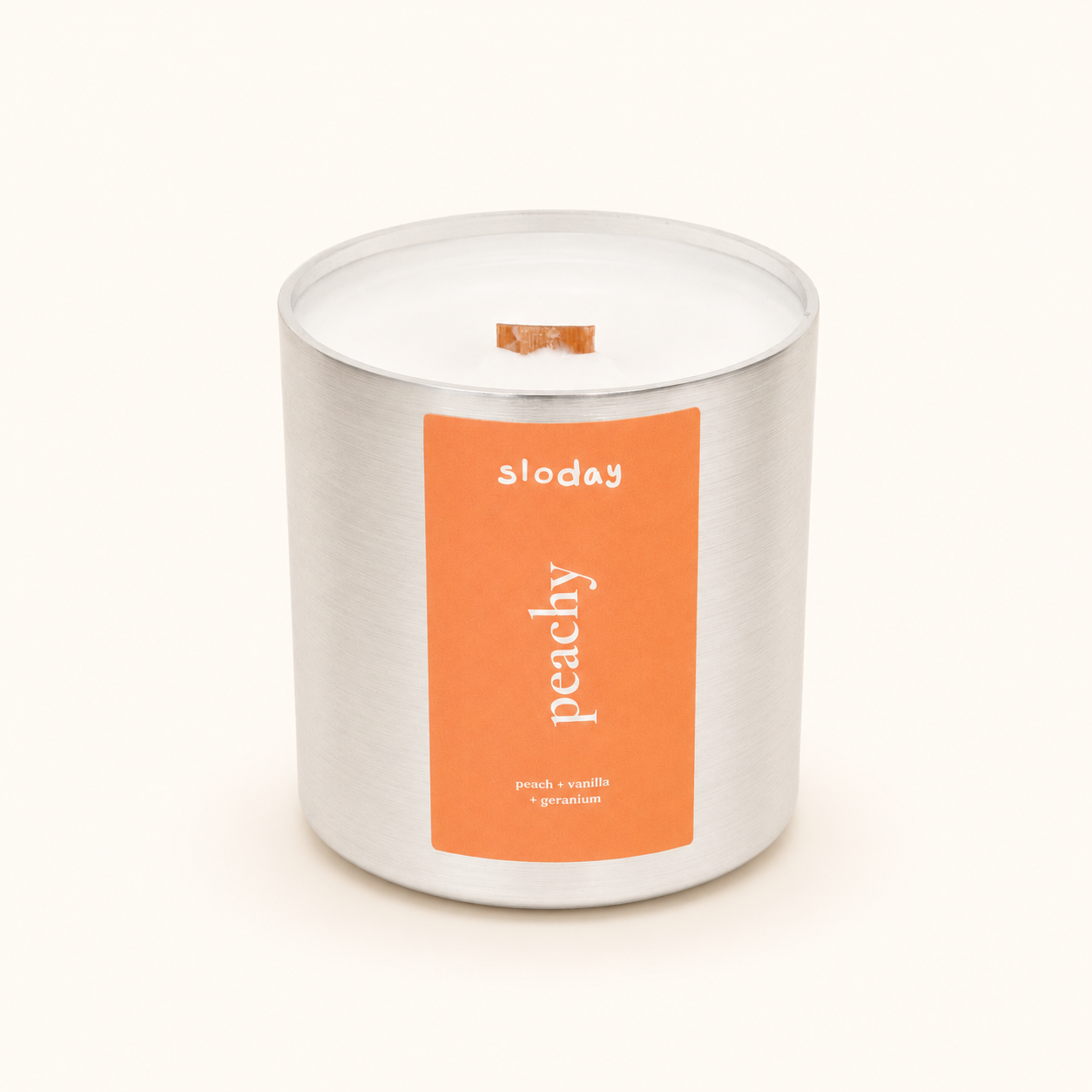 peachy | peach + vanilla + geranium